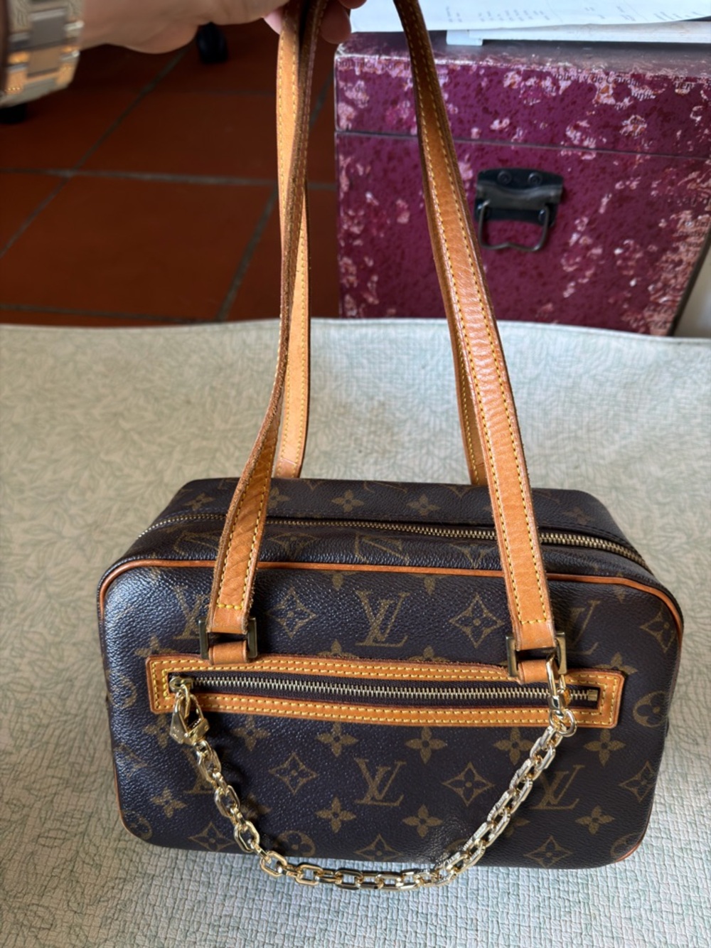 Louis Vuitton Monogram Cite MM Vintage Shoulder Bag